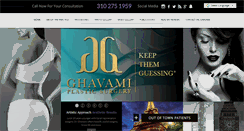 Desktop Screenshot of ghavamiplasticsurgery.com